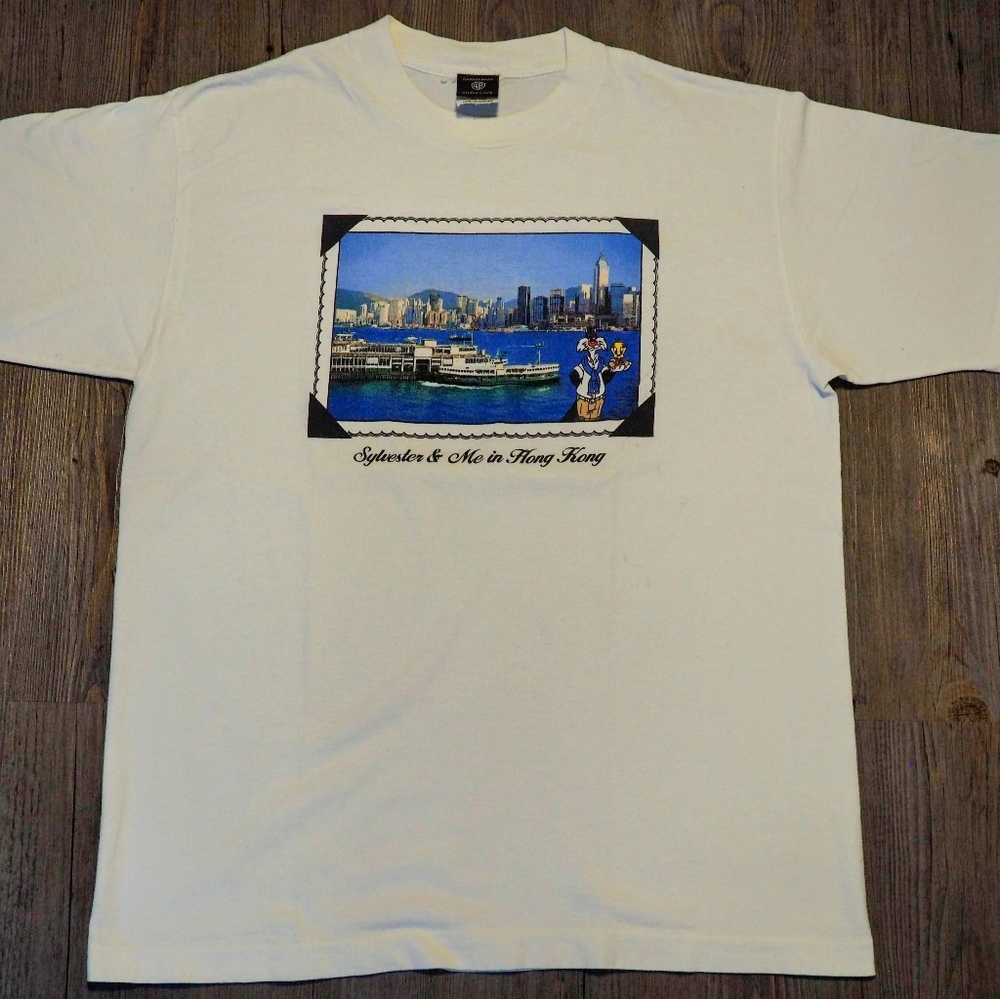 1997 'Sylvester and Me in Hong Kong' Shirt - Made in USA, Large